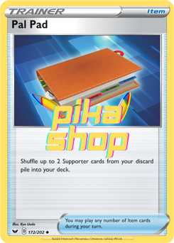 Pokemon
 Sword & Shield Base 172/202 Pal Pad