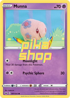munna pokemon card value - 87/202 - Sword & Shield Unified Minds Type Munna 2025 Scarlet & Violet: