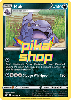 Pokémon Darkness Ablaze 101/189 Muk Rare - PikaShop