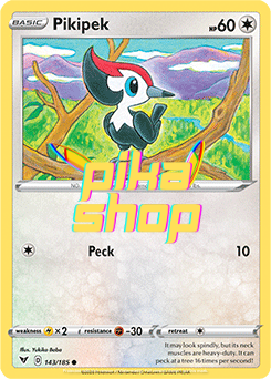 Pokémon Vivid Voltage Pikipek Reverse Holo 143/185