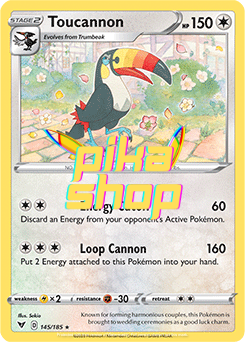Pokémon Vivid Voltage Toucannon 145/185