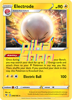Pokémon Vivid Voltage Electrode Reverse Holo Rare 46/185