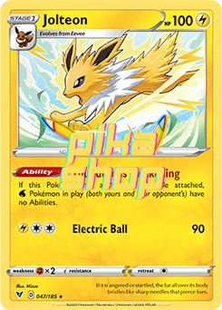 Pokémon Vivid Voltage Jolteon 47/185