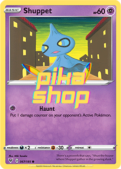 Pokemon Vivid Voltage Shuppet Reverse Holo 67/185