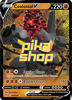 Pokémon Vivid Voltage Coalossal V 098/185 - PikaShop