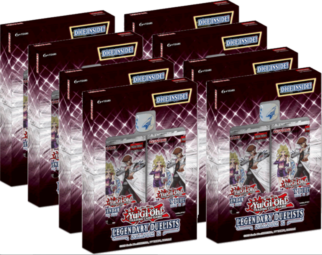 YuGiOh! Legendary Duelists: Season 2 1st Edition Case of 8