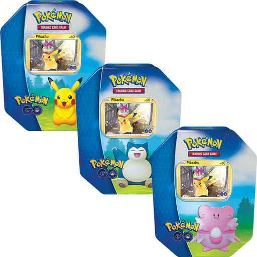 Pokemon GO Tin Pikachu, Snorlax & Blissey Bundle - PikaShop