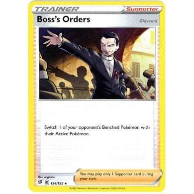 Pokémon Rebel Clash 154/192 Boss's Orders (Non-Holo) - PikaShop