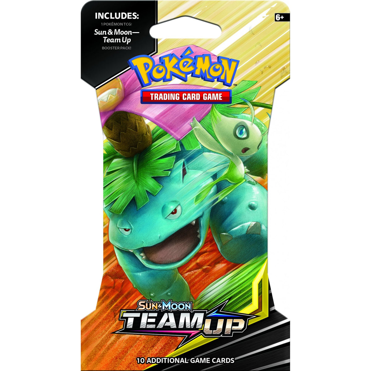 Pokemon Team Up Booster Pack Cardboard Packaging