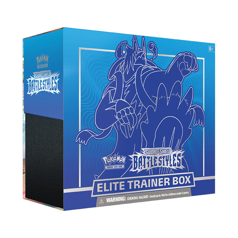 Pokemon Battle Styles Elite Trainer Box Rapid Strike Blue - PikaShop