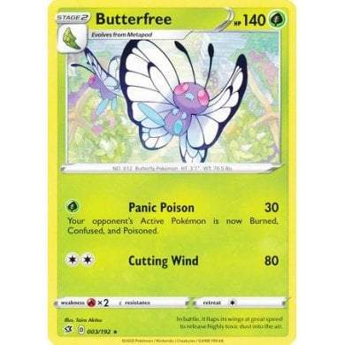 Pokémon Rebel Clash 003/192 Butterfree - PikaShop
