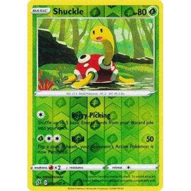 Pokémon Rebel Clash 005/192 Shuckle (Reverse Holo) - PikaShop