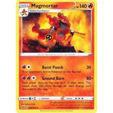 Pokémon Rebel Clash 030/192 Magmortar - PikaShop