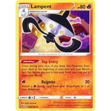 Pokémon Rebel Clash 032/192 Lampent - PikaShop