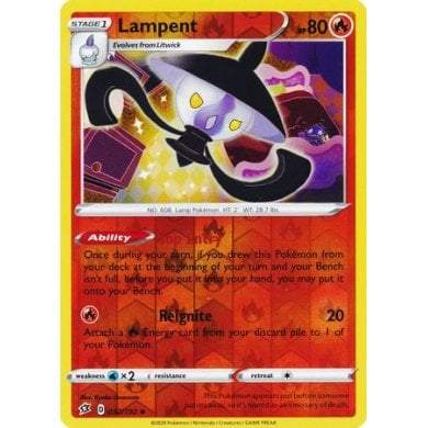 Pokémon Rebel Clash 032/192 Lampent (Reverse Holo) - PikaShop