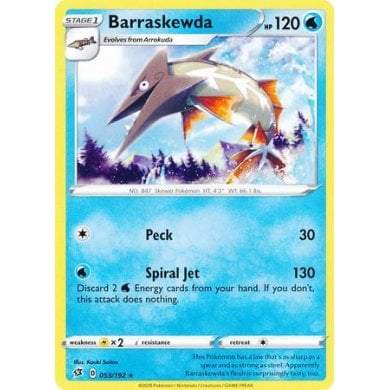 Pokémon Rebel Clash 053/192 Barraskewda - PikaShop