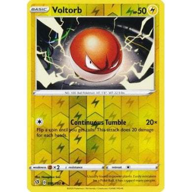Pokémon Rebel Clash 056/192 Voltorb (Reverse Holo) - PikaShop