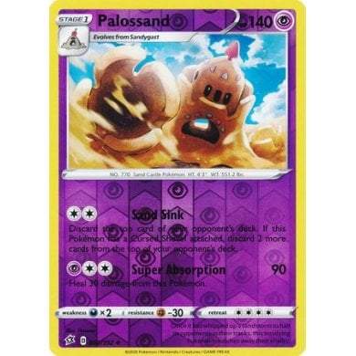 Pokémon Rebel Clash 082/192 Palossand (Reverse Holo) - PikaShop