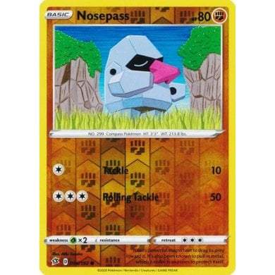 Pokémon Rebel Clash 096/192 Nosepass (Reverse Holo) - PikaShop