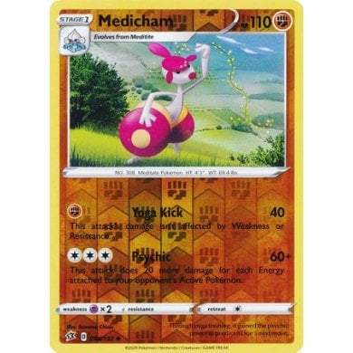 Pokémon Rebel Clash 098/192 Medicham (Reverse Holo) - PikaShop