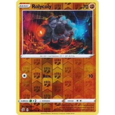 Pokémon Rebel Clash 105/192 Rolycoly (Reverse Holo) - PikaShop