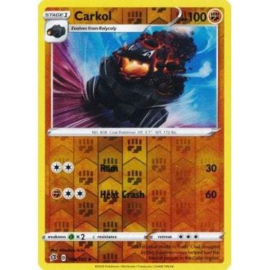 Pokémon Rebel Clash 106/192 Carkol (Reverse Holo) - PikaShop