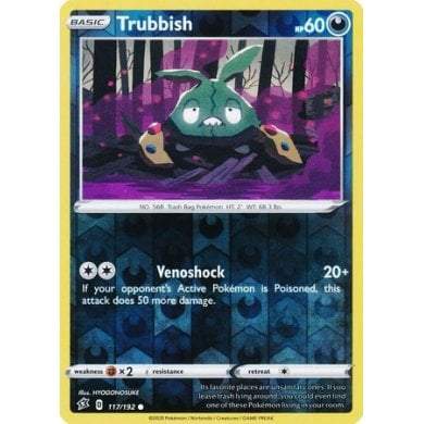 Pokémon Rebel Clash 117/192 Trubbish (Reverse Holo) - PikaShop