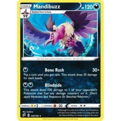 Pokémon Rebel Clash 120/192 Mandibuzz - PikaShop