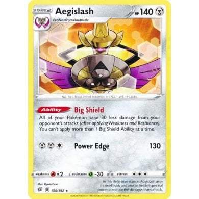 Pokémon Rebel Clash 135/192 Aegislash - PikaShop