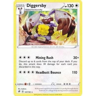 Pokémon Rebel Clash 147/192 Diggersby - PikaShop