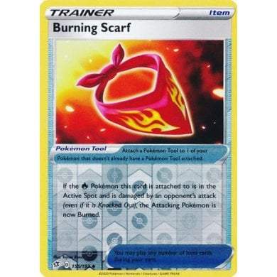 Pokémon Rebel Clash 155/192 Burning Scarf (Reverse Holo) - PikaShop