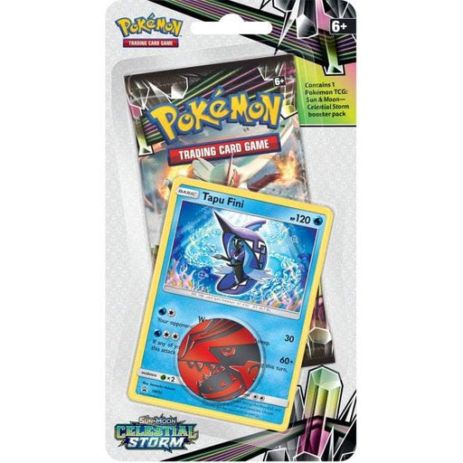 Pokemon Celestial Storm 1 Pack Blister: Tapu Fini Pokemon Celestial Storm 1 Pack Blister: Tapu Fini