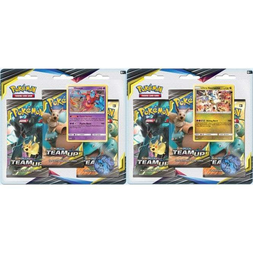 Pokémon Sm Team Up 3-pack Blister Bundle Of 2 (Ultra Necrozma & Deoxys) - PikaShop