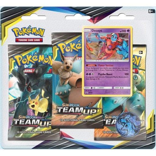 Pokémon Sm Team Up 3-pack Blister Deoxys - PikaShop