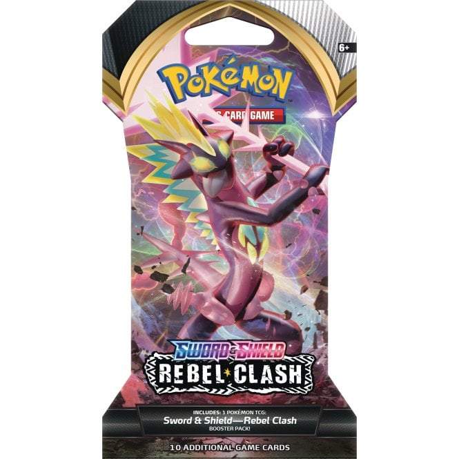 Pokémon Swsh Rebel Clash Booster Pack (Cardboard Packaging) - PikaShop